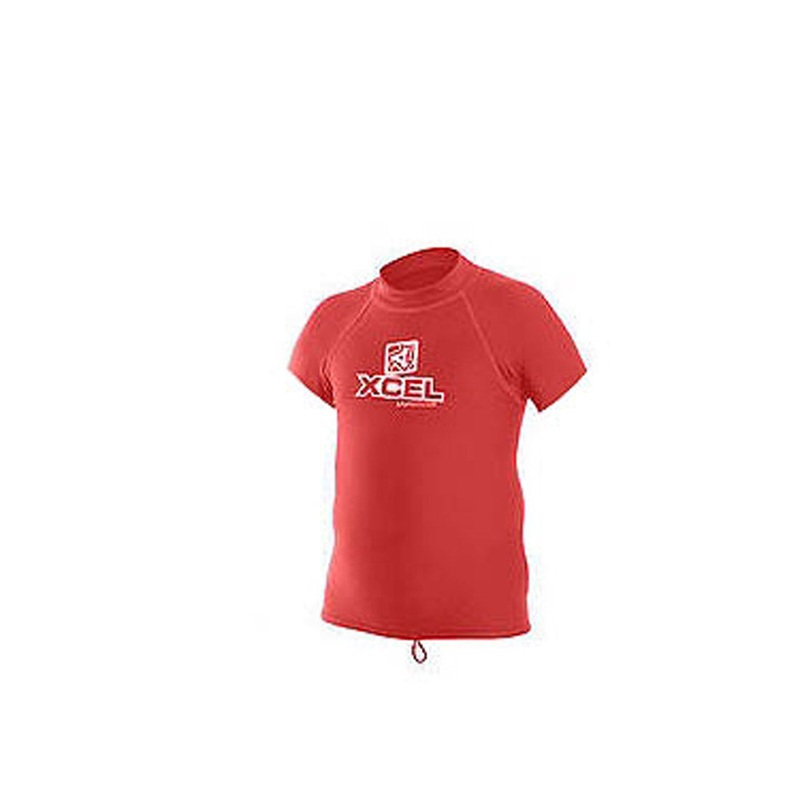 XCEL Kids Boys Short Sleeve Heavy Weight Rash Guard SPF 50+