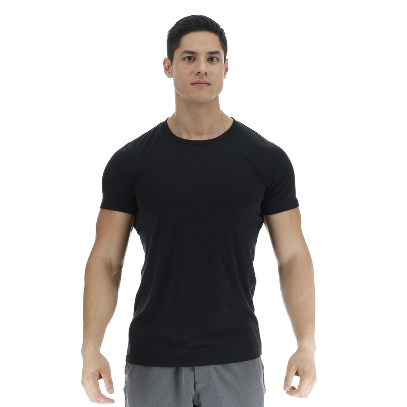 TYR Black Triblend Team T-Shirt with Logos - CRA Swim Team