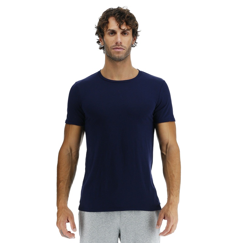 TYR Blue Triblend Team T-Shirt with Logos - CRA Swim Team