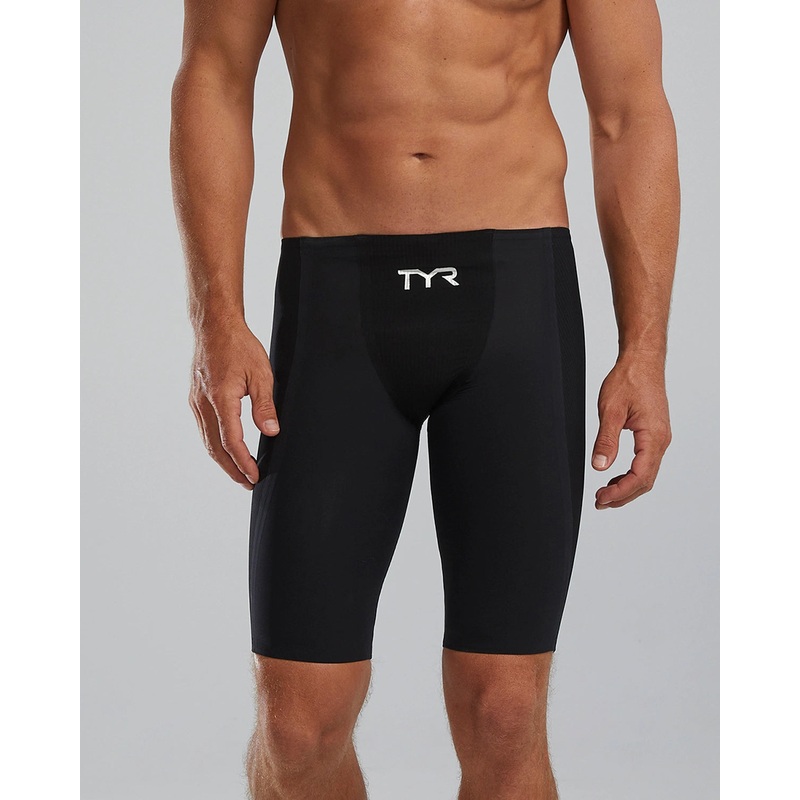 TYR Men's Shockwave High Waist Solid Jammer Tech Suit