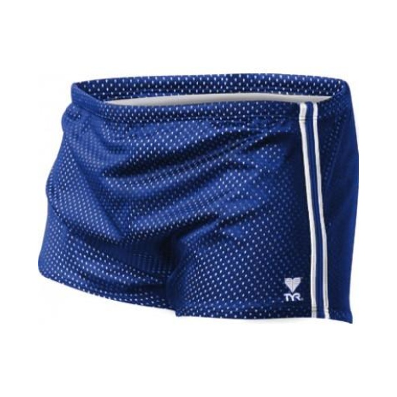 TYR Navy Poly Mesh Trainer No Logo - CRA Swim Team