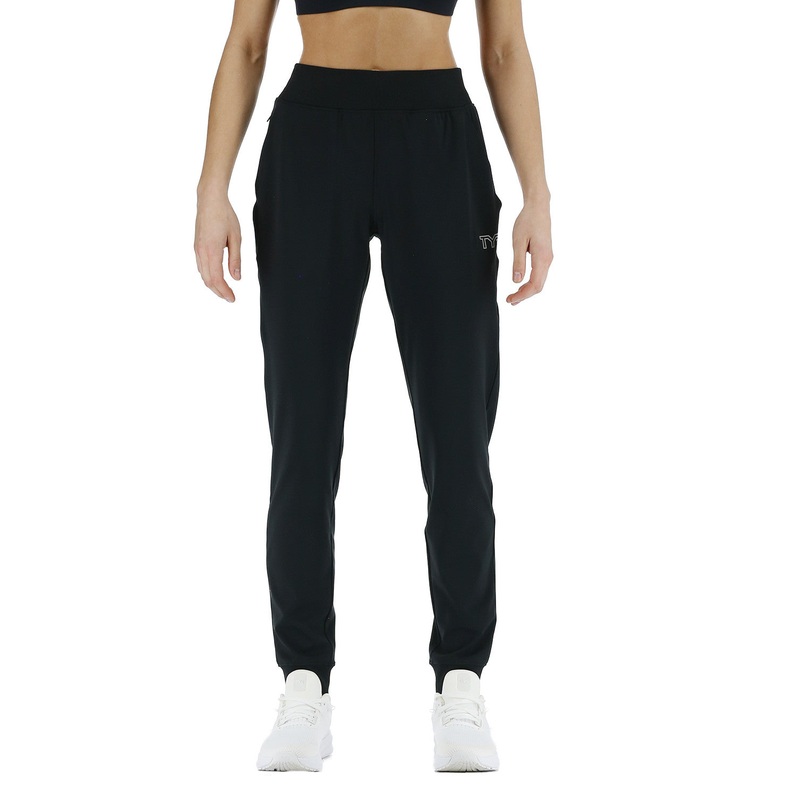 TYR Women's Tech Jogger in Black (No Logo) - CRA Swim Team