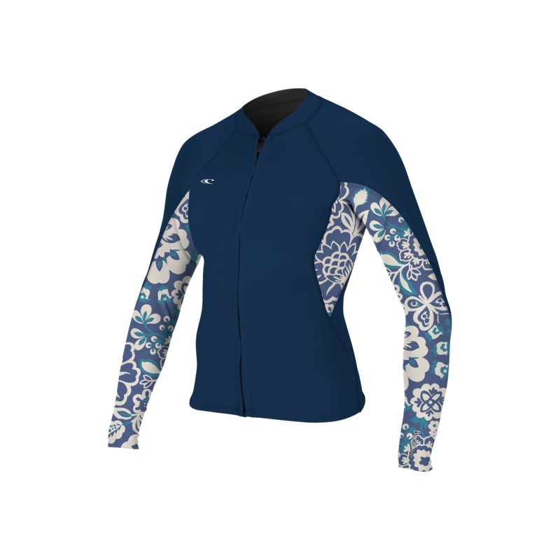 O'Neill Womens Bahia Front Zip Neoprene Jacket 1mm