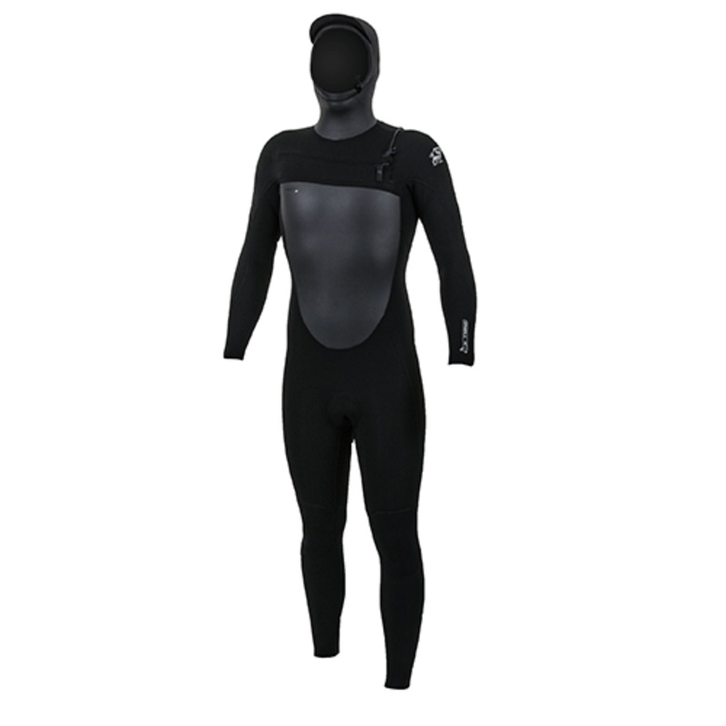 O'Neill Mens Epic 6/5/4mm Chest Zip Hooded Wetsuit
