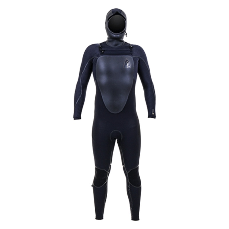 O'Neill Mens Mutant Legend 5/4mm Chest Zip Wetsuit with detachable hood