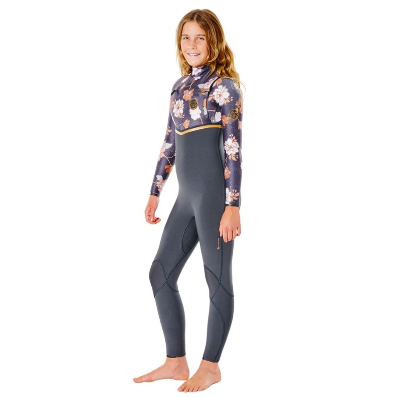 Rip Curl Girls Flashbomb 5/3mm Chest Zip Wetsuit
