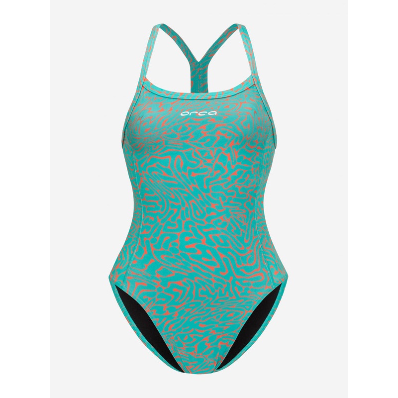 Orca Womens Core One Piece Thin Strap Swimsuit