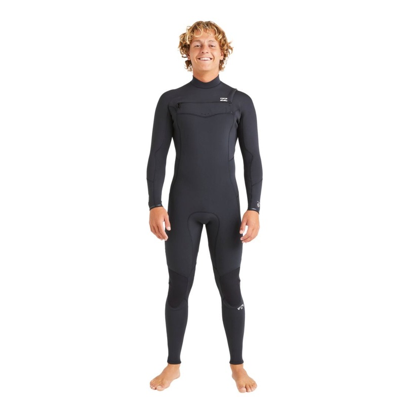 Billabong Mens Absolute Natural 3/2mm Chest Zip Neoprene Free Wetsuit