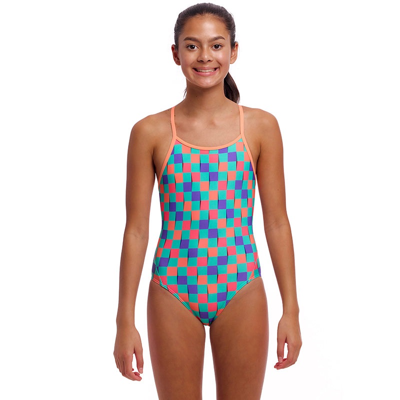 Funkita - Flip Flop - Girls Eco Diamond Back One Piece
