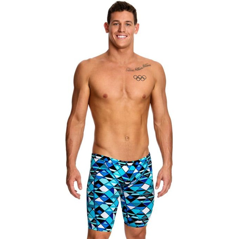 Funky Trunks - Blue Steel Boys All Over Print Jammers
