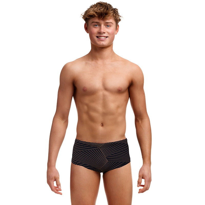 Funky Trunks - Gold Weaver - Boys Eco Sidewinder Trunks