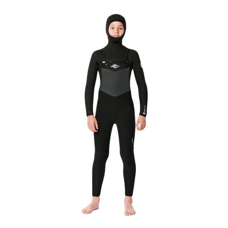 Rip Curl Kids Dawn Patrol 5/4mm Hooded Wetsuit with Yulex