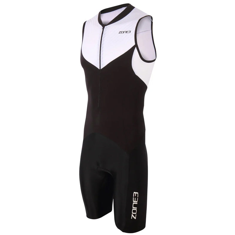 Zone3 - Men's Lava Long Distance Trisuit - Black/White