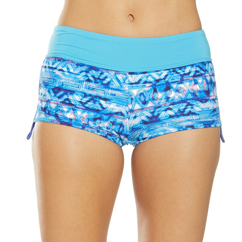 TYR - Womens Della Boyshort-Sundrata - Turquoise