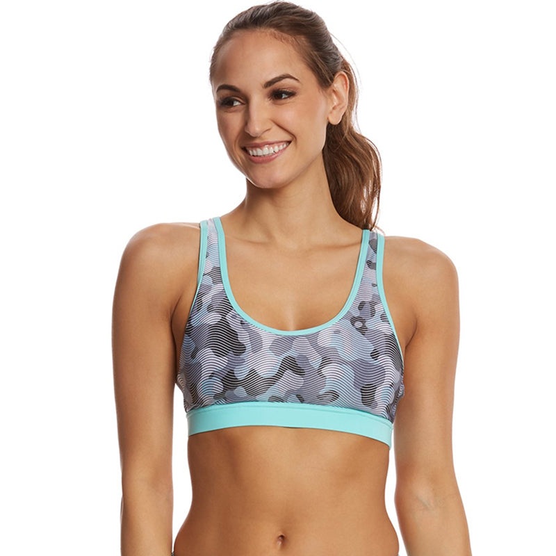 TYR - Womens Lyn Racerback-Lavare - Grey/Mint