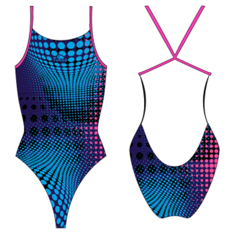 Turbo - Walnut - Ladies Pro-Racer Swimsuit (Navy)