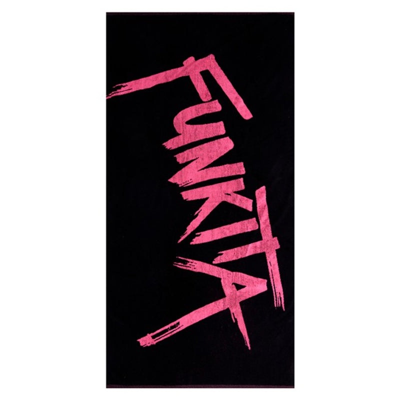 Funkita - Tagged Black - Cotton Jacquard Towel