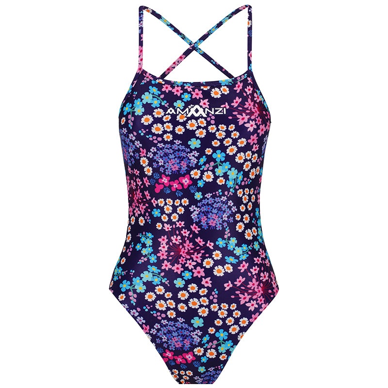 Amanzi - Daisyscape Ladies Tie Back One Piece