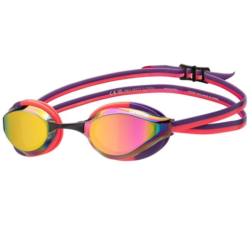 Arena - Python Mirror Goggles - Copper/Plum/Coral