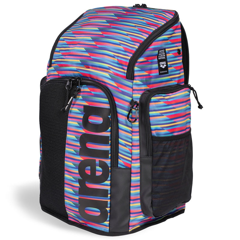 Arena - Spiky III Backpack 45L Allover Print - Racing Stripes