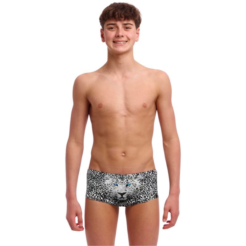 Funky Trunks - White Walker - Boys Eco Sidewinder Trunks