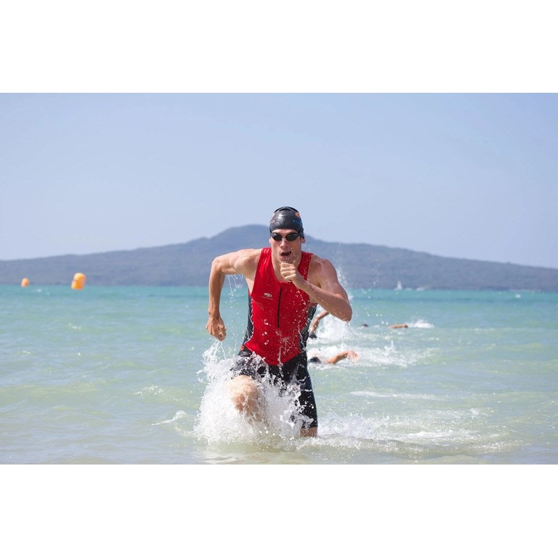 TX1000 MENS SINGLET RED -