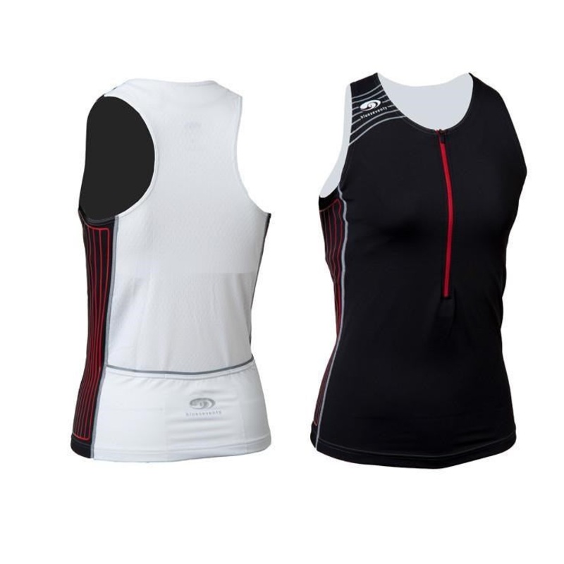 TX2000 WOMENS TRI TANKINI BLK/RED