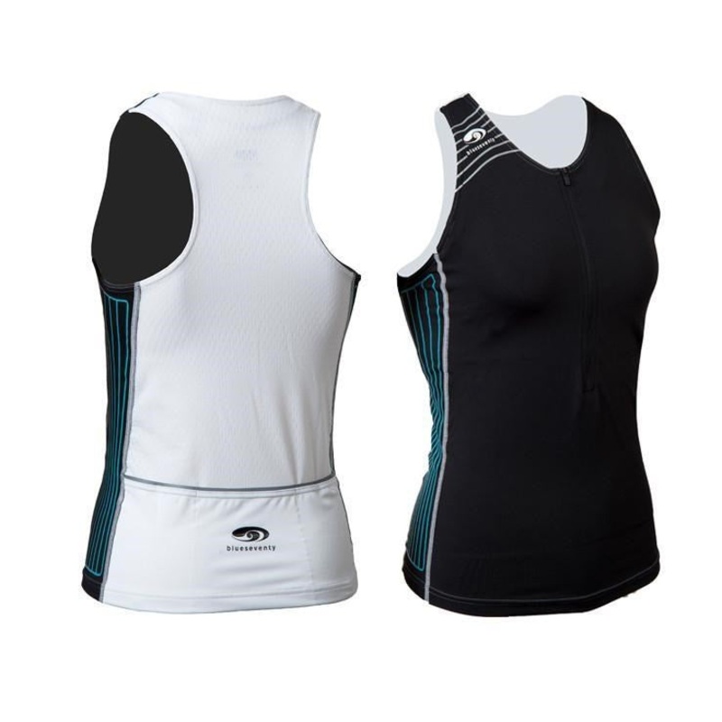 TX2000 WOMENS TRI TANKINI BLK/TEAL
