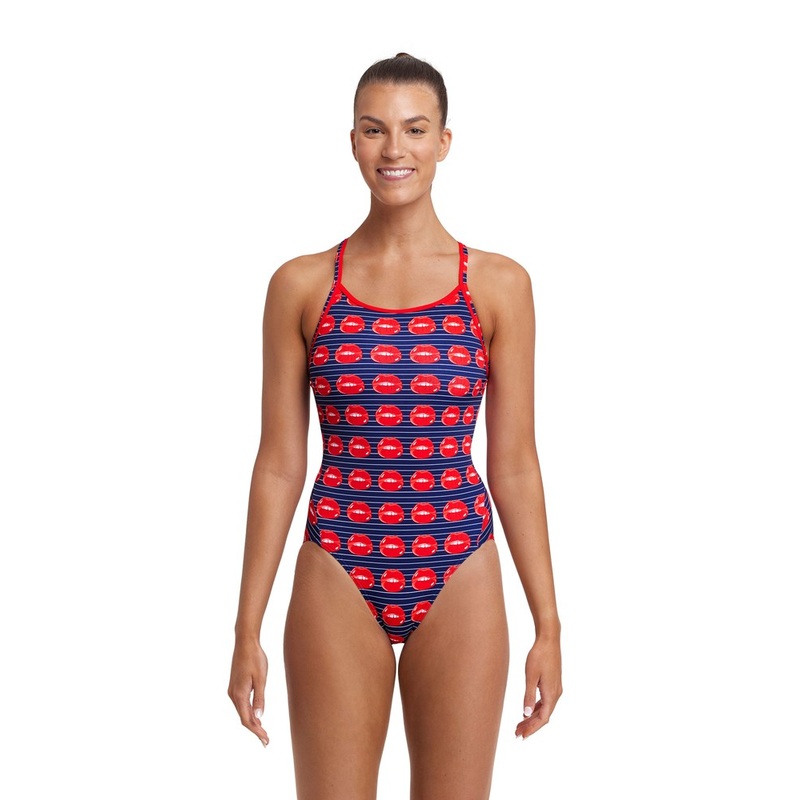 WOMENS DIAMOND BACK ONE PIECE LIP SERVICE FUNKITA