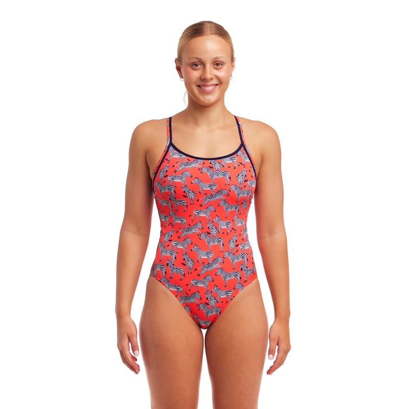 LADIES HOT TO TROT DIAMOND BACK ONE PIECE