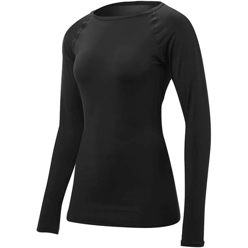 WOMENS BLACK BELIZE LONG SLEEVE RASHGUARD TYR