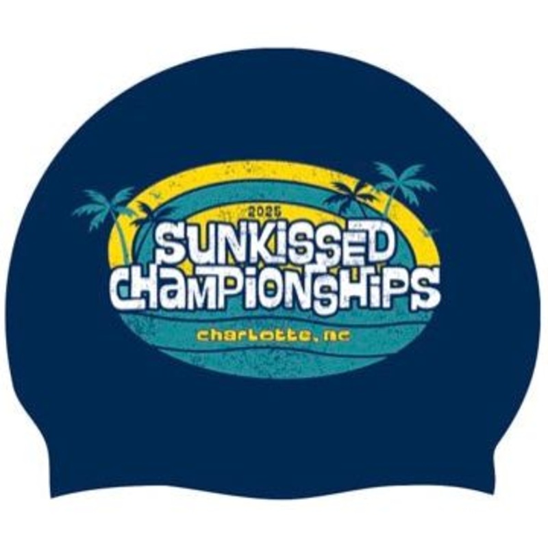 2025 Sunkissed Silicone Swim Cap