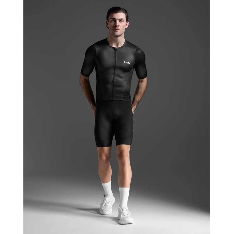 2XU AERO HEX SLEEVED TRI TOP