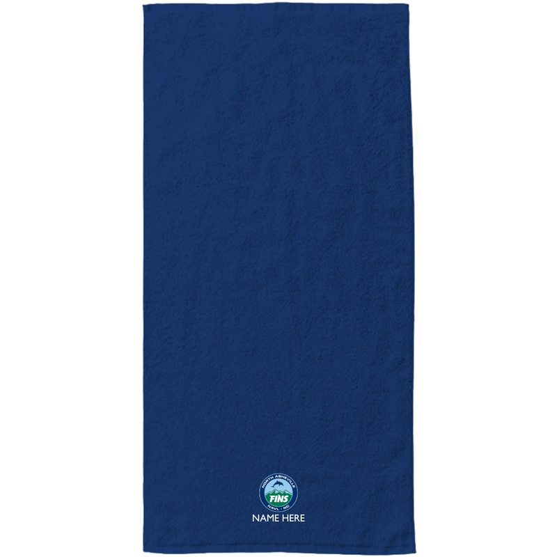 34" x 70" Velour Towel (Customized) - North Asheville