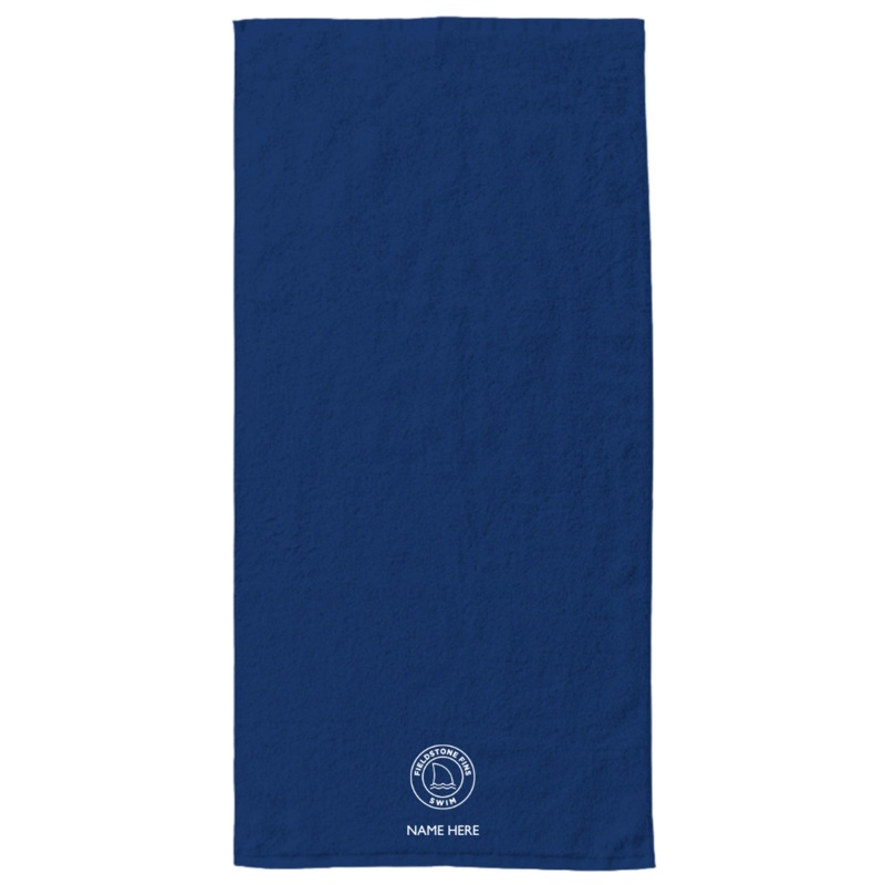 34" x 70" Velour Towel (Customized) - Fieldstone