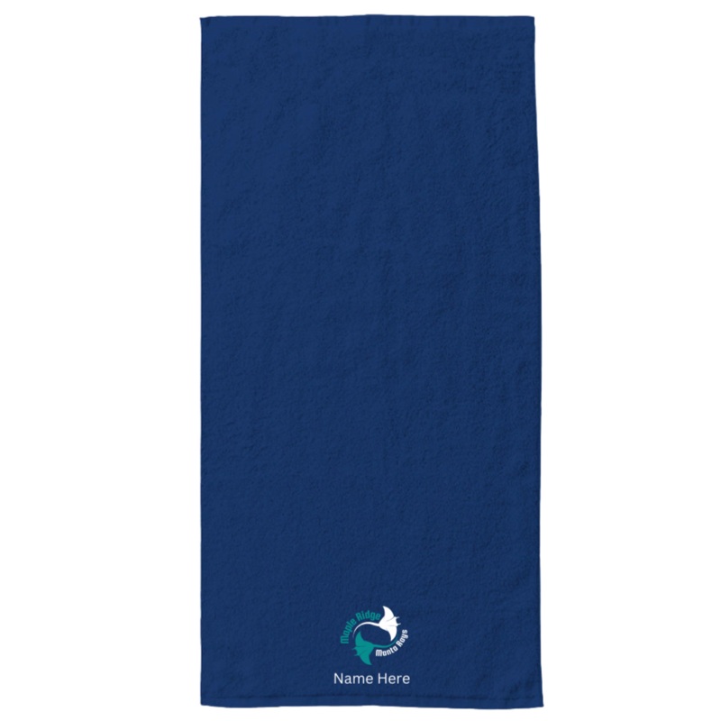 34" x 70" Velour Towel (Customized) - Maple Ridge