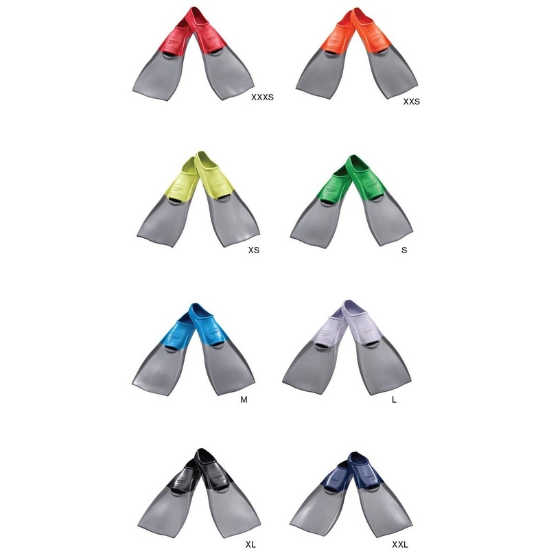 Speedo Trialon Long Rubber Fins - Chattahoochee Gold