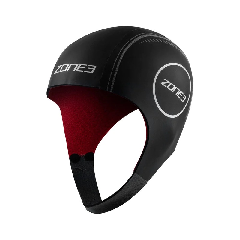 Zone3 Neoprene Heat Tech Swim Cap | Thermal Open Water Swim Cap with Adjustable Fit