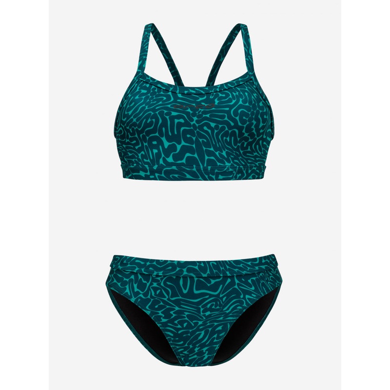 Orca Core Bikini Women Swimsuit - Blue/ Aqua Pattern