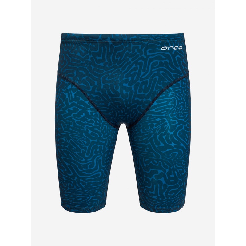Orca Men's Jammer Swimsuit - Blue Diploria Print