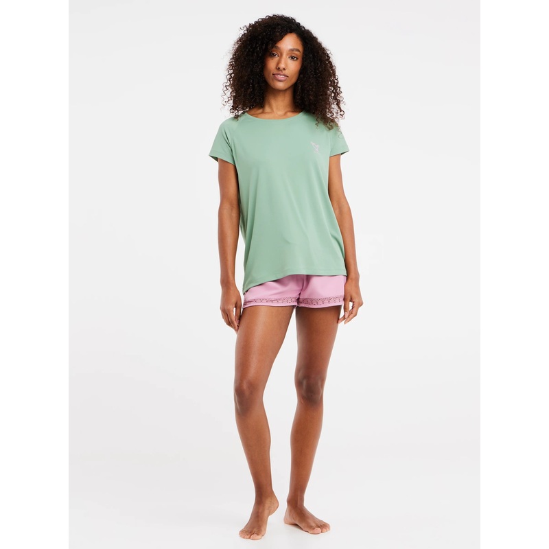 Protest PRTMERU Women's Lycra Rash Guard T-Shirt - Green Bay
