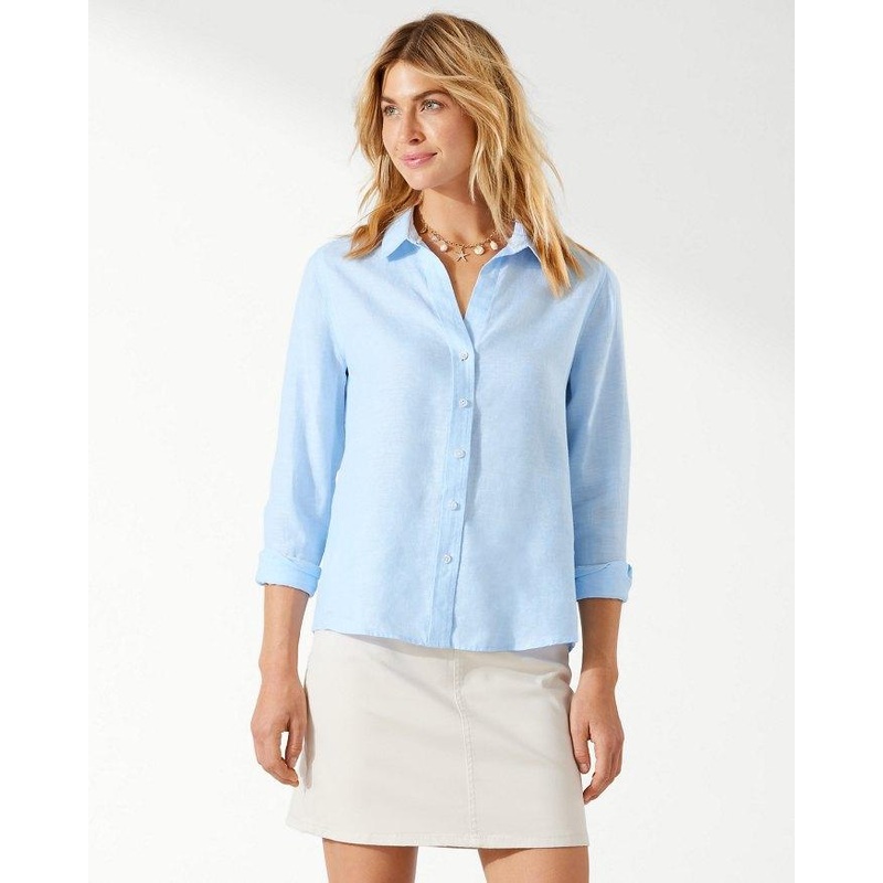 TOMMY BAHAMA COASTLINA LINEN SHIRT