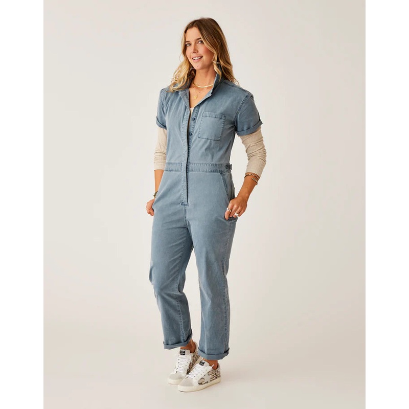 CARVE DESIGNS NYLA TWILL JUMPSUIT