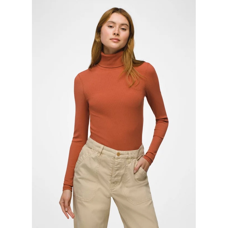 PRANA FOUNDATION RIB TURTLENECK