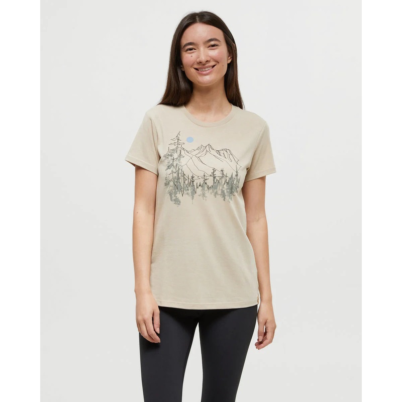 10TREE MOUNTAIN FIELDS WMN TEE