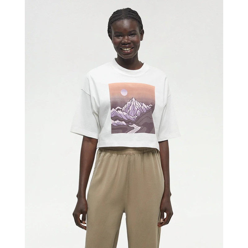 10TREE EMERALD EDGE CROP TEE