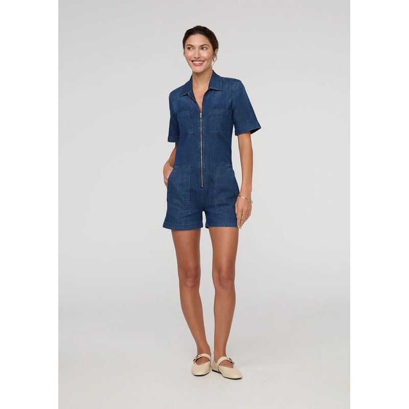 DU/ER DENIM LITE ROMPER