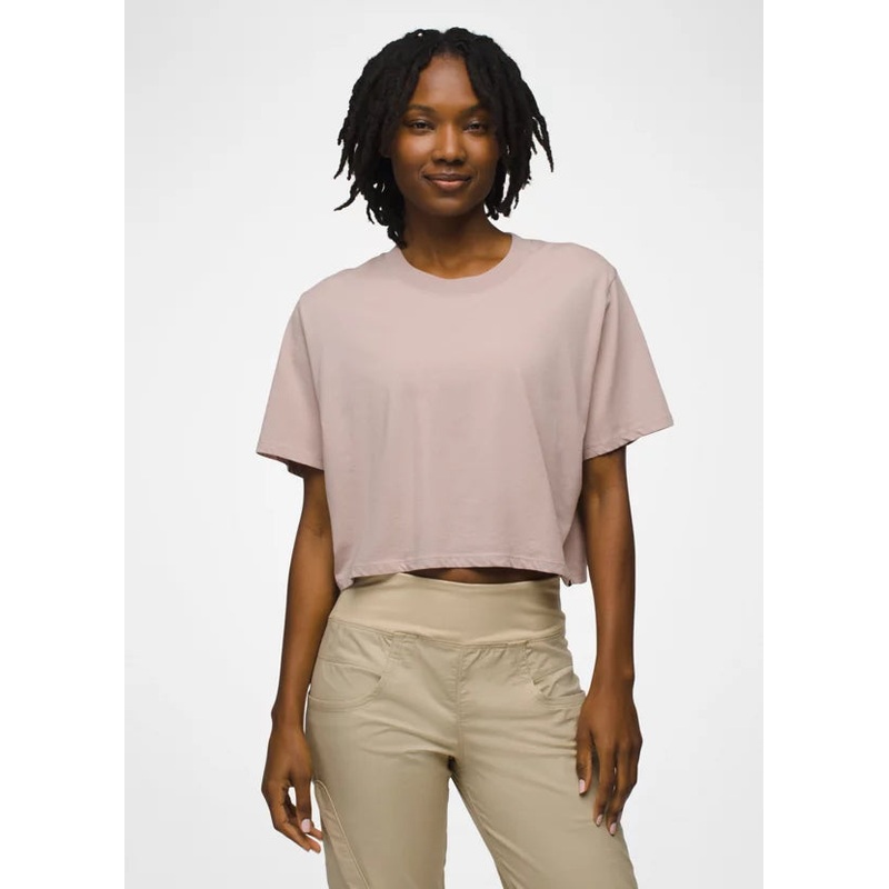 PRANA EVERYDAY CROP SS TEE