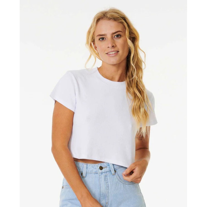 RIPCURL CLASSIC RIBBED SS TEE