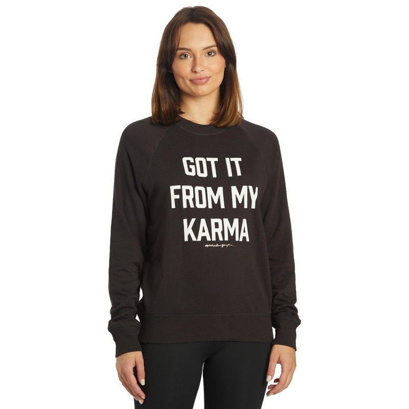 Spiritual Gangster Karma Old School Vintage Terry Pullover